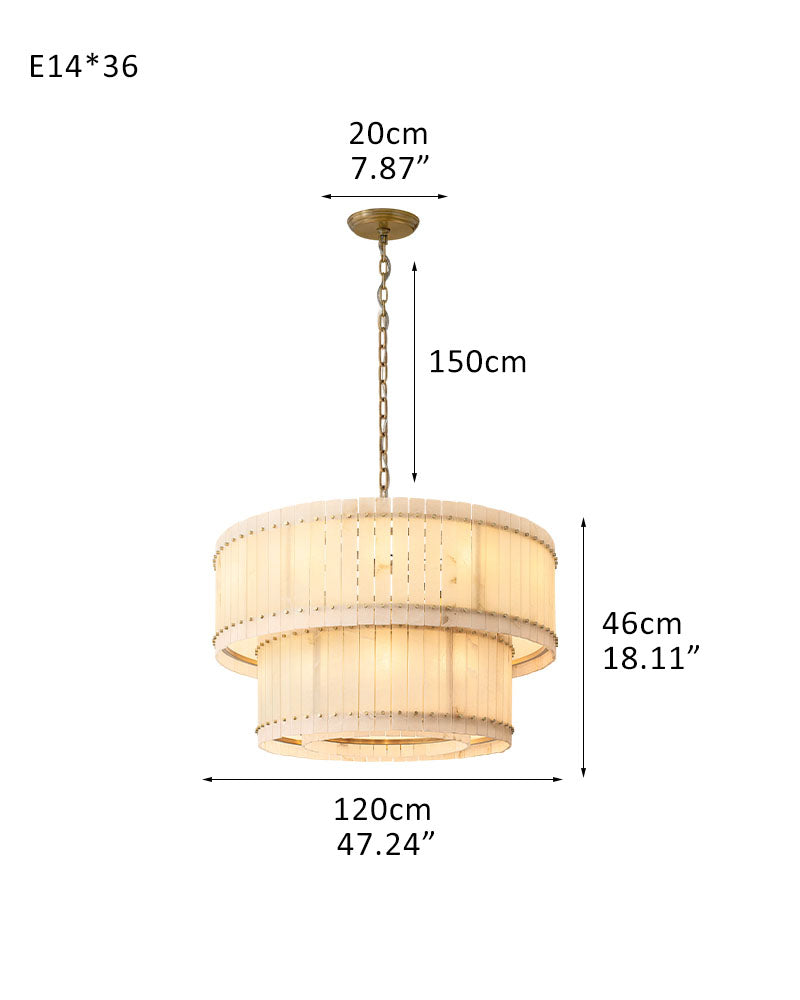 statement linear ceiling chandelier lights