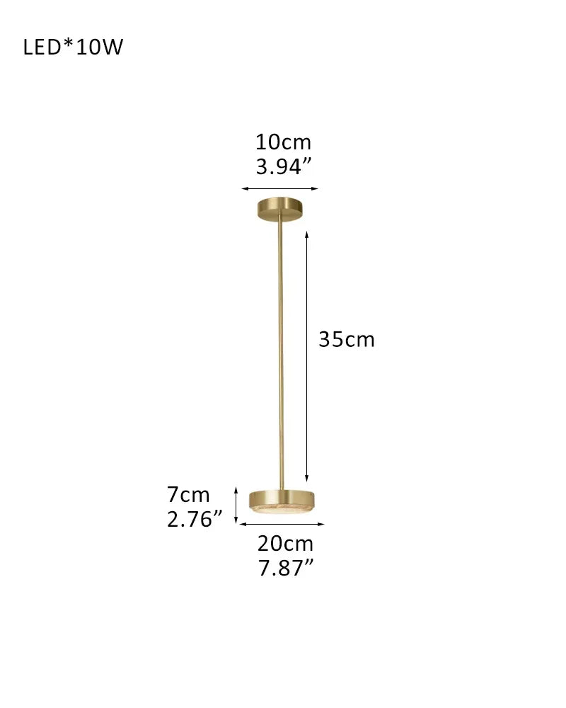 Unique Lustre Solid Marble Dome Ceiling Anvers Pendant Light Fixtures for Living room S-D20*H7CM D8"*H2.7" Brass Modern Pendant lamp