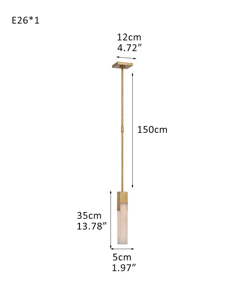 8 Lights Organic Elegance Linear Convet Alabaster Chandelier Antique Burnished Black 1-light-D5*H35CM D1.97"*H13.78" Brass American chandelier