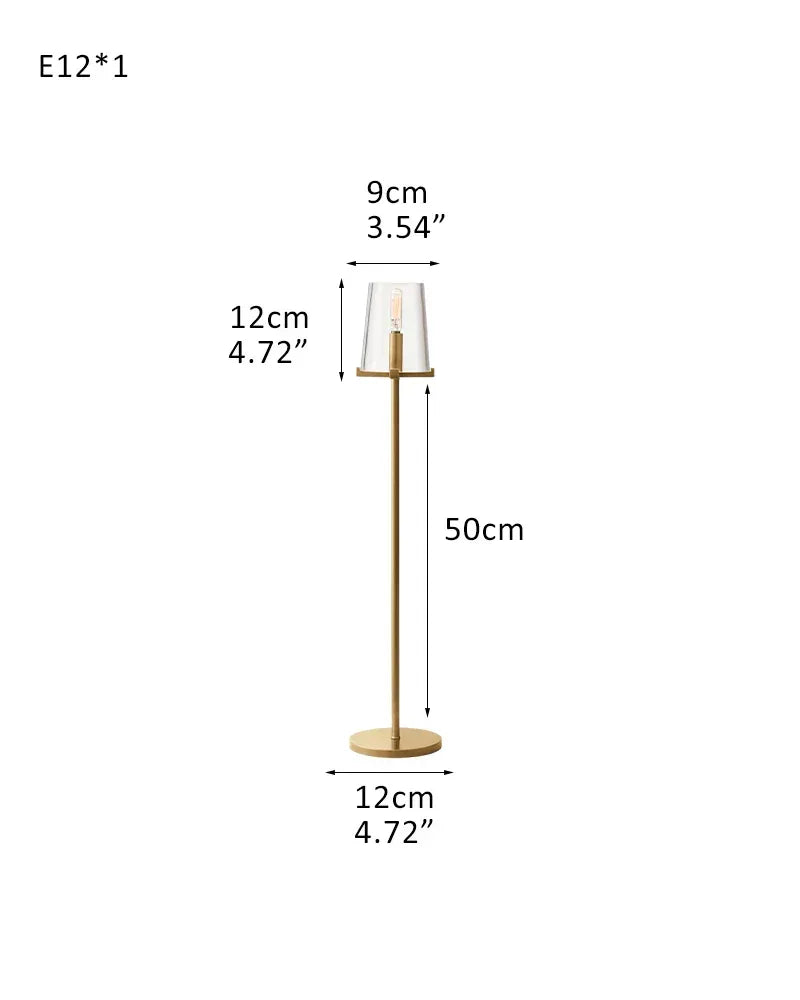 LightsStory Series Geometric Floor Lamp | Open Circular Lacquered brass structure with clear glass shades, Lacquered Black finish for Dining rooms, kitchens, and entryways T-D15*H75CM D5.91"*H29.53" Brass American chandelier