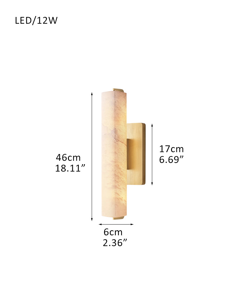 Audubon Single Wall Sconces Flush Mount Lamps 15in 19in 25in | Burnished Brass/Black