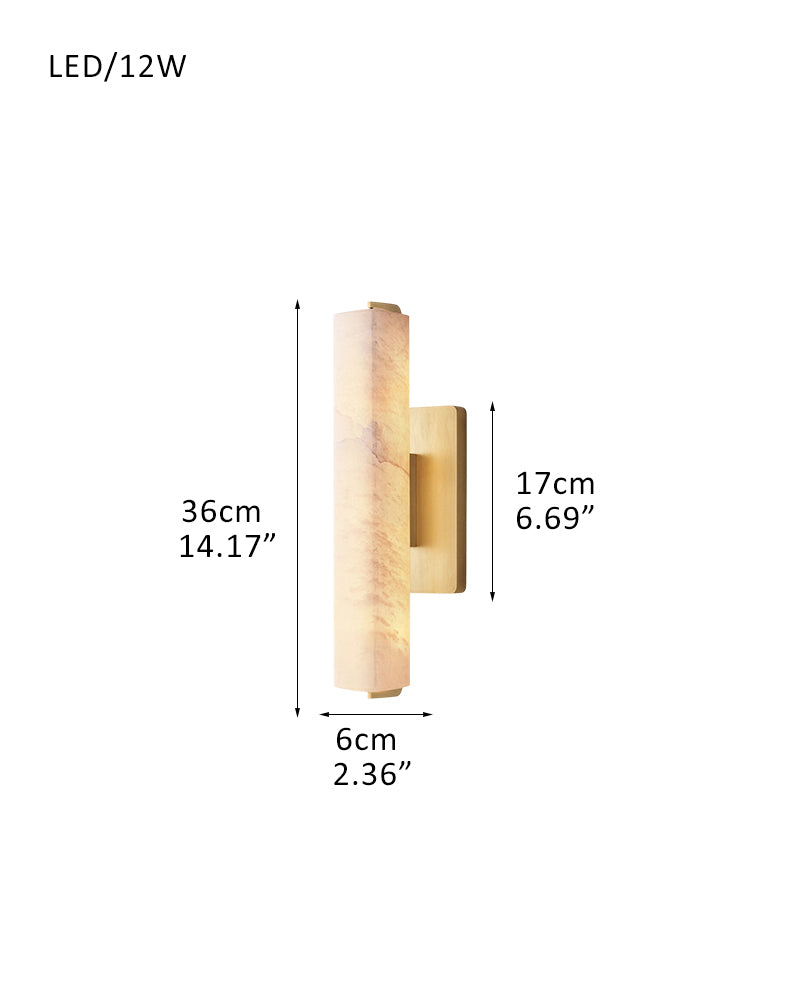 Audubon Single Wall Sconces Flush Mount Lamps 15in 19in 25in | Burnished Brass/Black