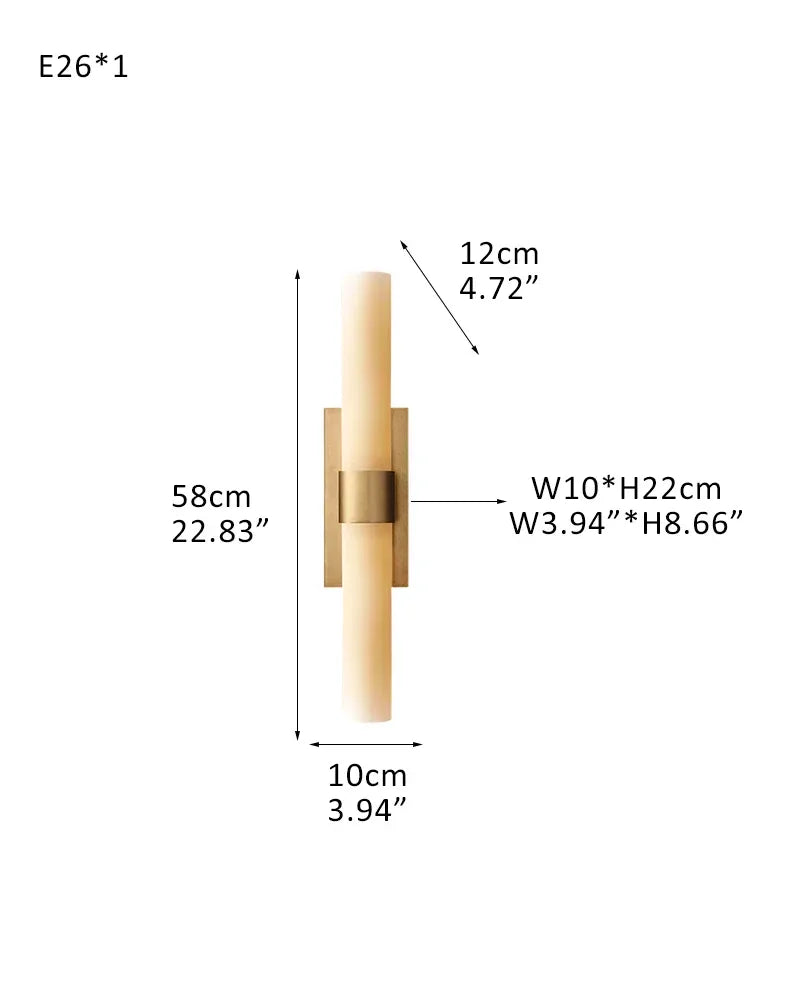 Farmhouse Rustic Milk Glass Linear Ravelle Chandelier Lacquered Brass/Black Metal 1-light-W10*D12*H58CM W3.94"*D4.72*H22.83"-Sconce Brass American chandelier