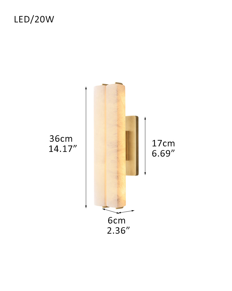 Audubon Single Wall Sconces Flush Mount Lamps 15in 19in 25in | Burnished Brass/Black