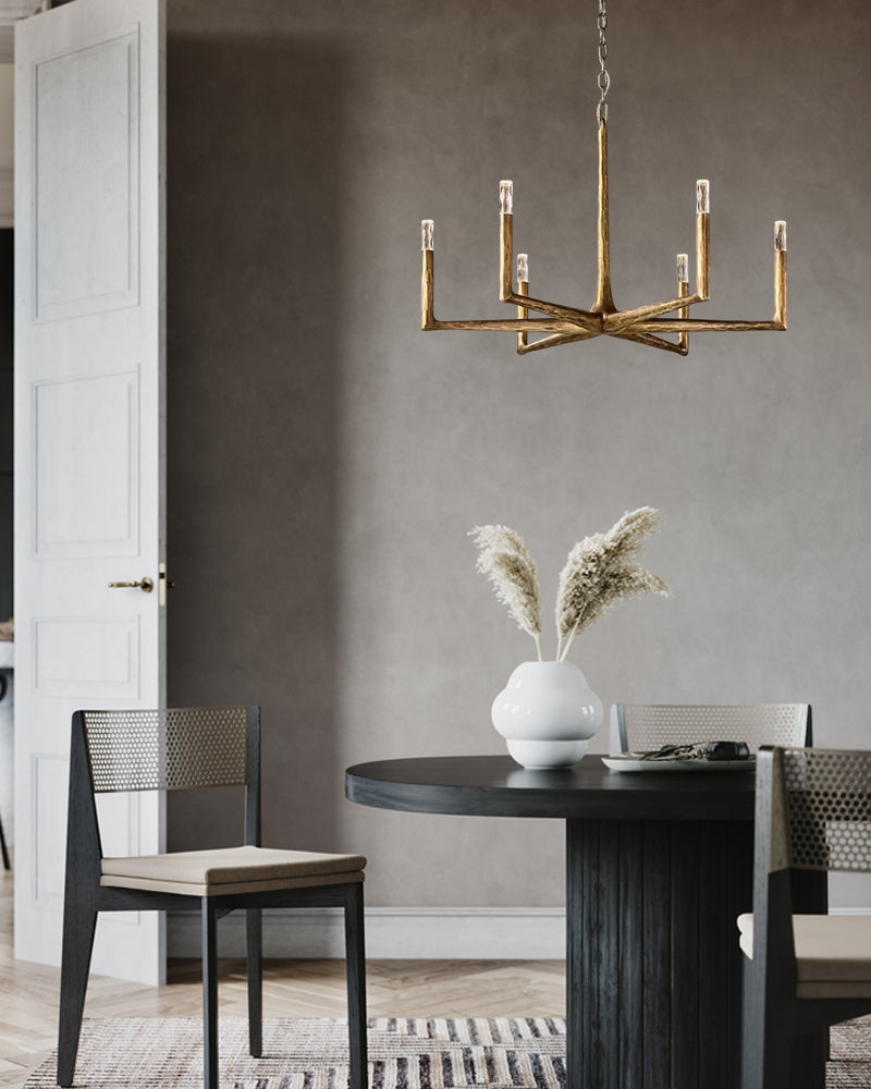 Brass Candle Light Chandelier