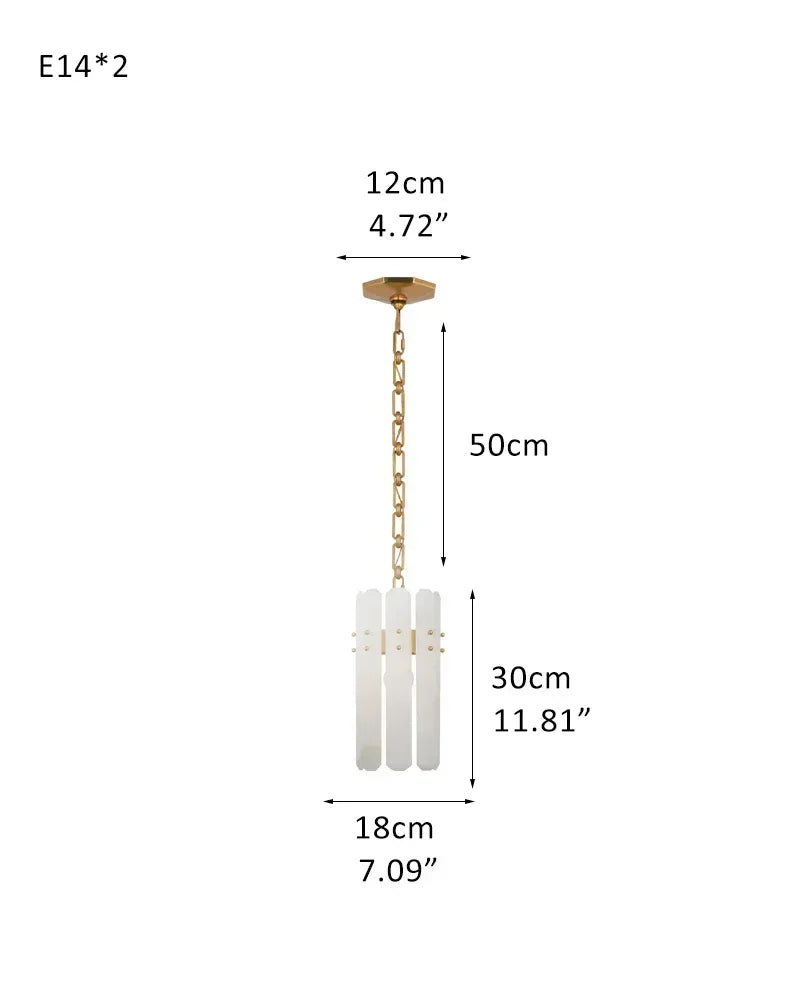 8/10-light Simple Modern Alabaster Large Oval Chandelier 40“45” Dia D18*H30CM D7.09“*H11.81" Brass American chandelier