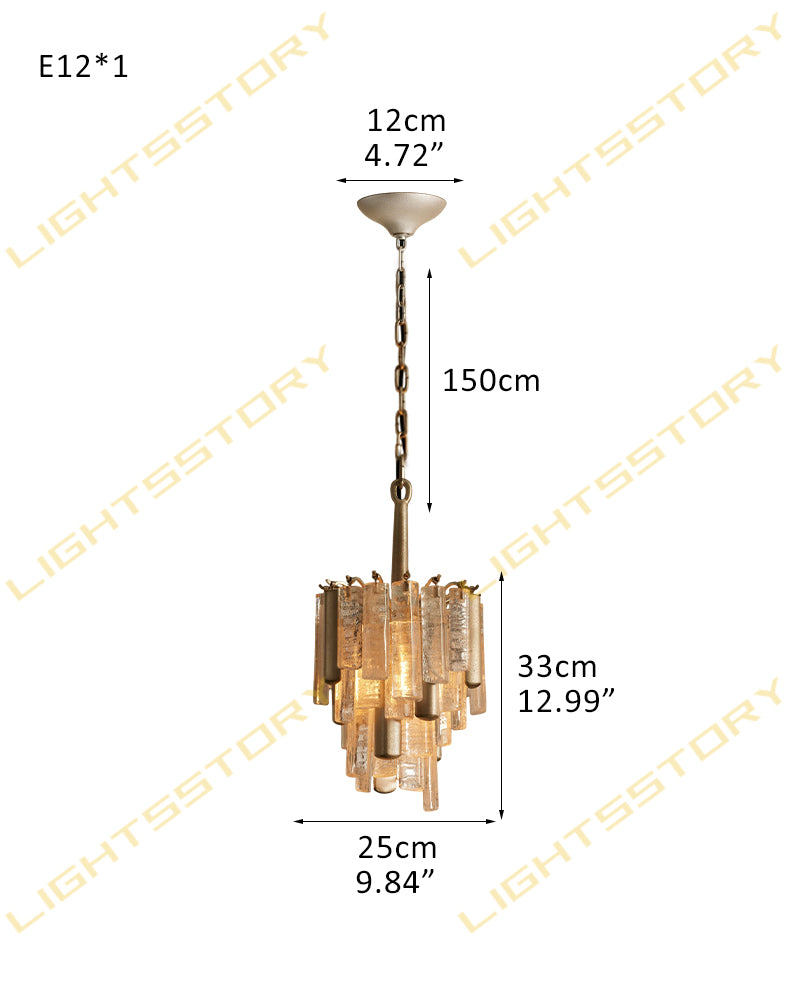 Pendant light size diagram: 25cm x 33cm, 150cm chain length, 12cm canopy