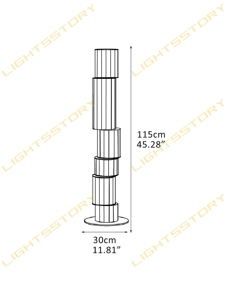 Modern Velathri Alabaster Linear High Standing Floor Lamp for Livring Room Corner