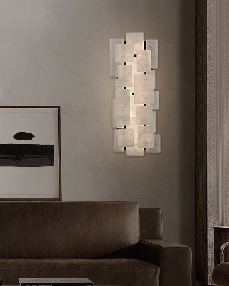 Modern corner wall lamp for small spaces