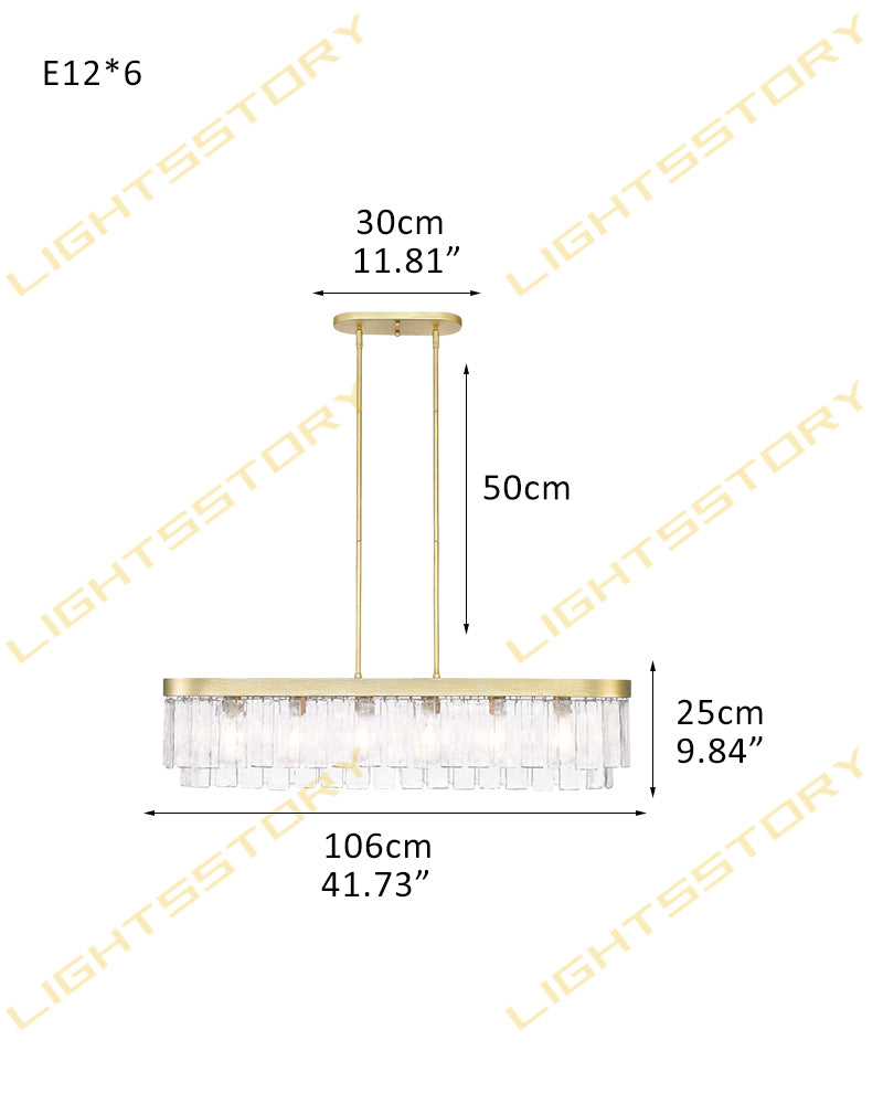 Courmayeur Series Luminous Chandelier | Multi-tier Hammered Water Glass Hammered water glass shade with durable metal frame, Matte Black and White Gold for Living rooms and dining areas 6-light-D106*H25CM D41.73"*H9.84" Gold + Clear Glass Luxury Drum Round Chandelier