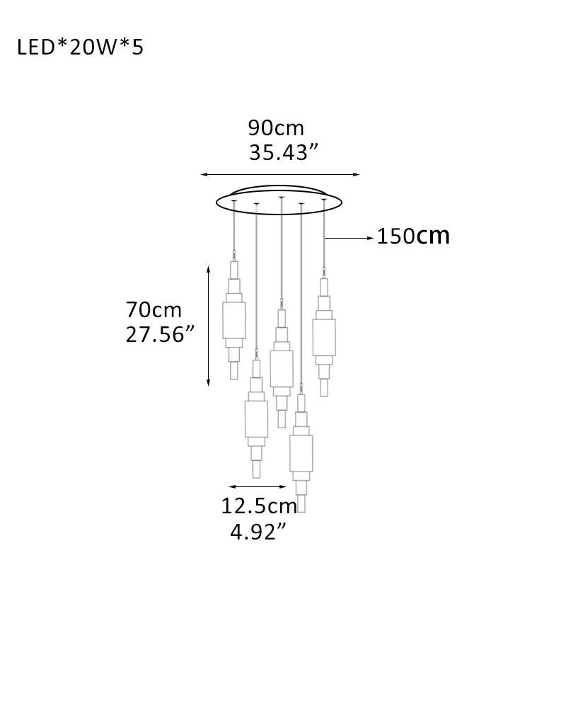 White Alabaster Cluster Pendant Lamp 28"H for home decor lighting fixture 5-Light-D12.5*H70CM D4.92"*H27.56"-R White + Brass Vintage Simple Pendant Lamp