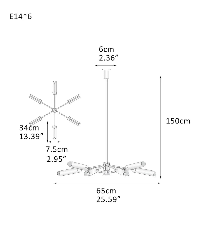 High Line Dark Brass/Black Platiere Circular Chandelier with Opal White Glass 6-light-L65*W65*H150CM L59"*W59"*H59" American chandelier