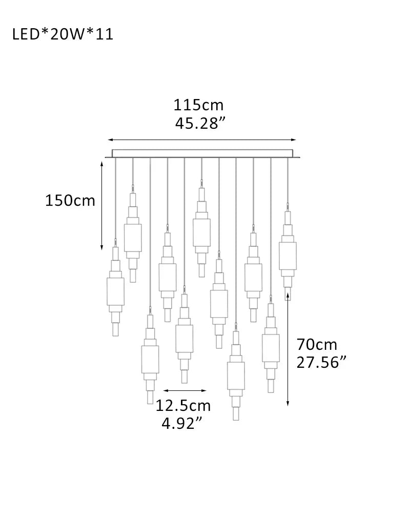 White Alabaster Cluster Pendant Lamp 28"H for home decor lighting fixture 11-Light-D12.5*H70CM D4.92"*H27.56"-S White + Brass Vintage Simple Pendant Lamp