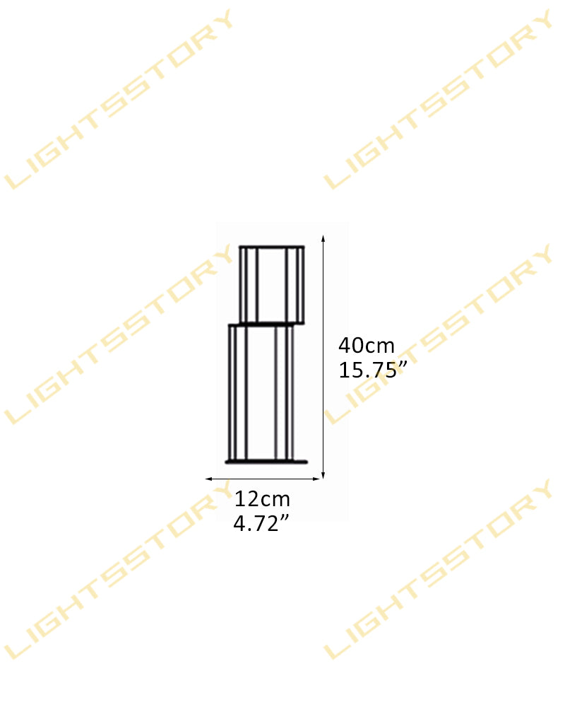Modern Velathri Alabaster Linear High Standing Floor Lamp for Livring Room Corner L12*H40CM L4.72"*H15.75"-Table Lamp Modern Pendant lamp