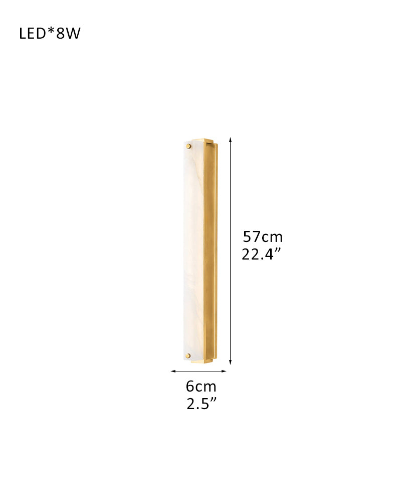 3/4 Lights Modern Edgemere LED Alabaster Pendants Light Wide 11" 16" in Brass/Black Finish