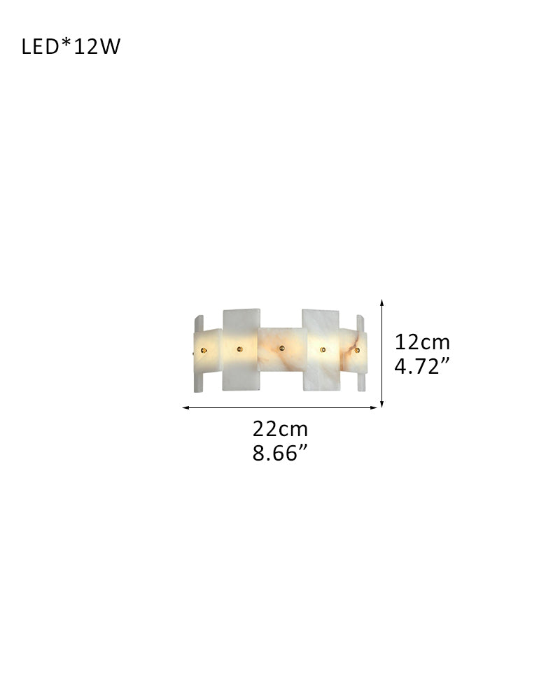 Snow Flake Marble Fixtures LED Rectangular Alabaster Halo Chandeliers WIde 37" 47" 60"
