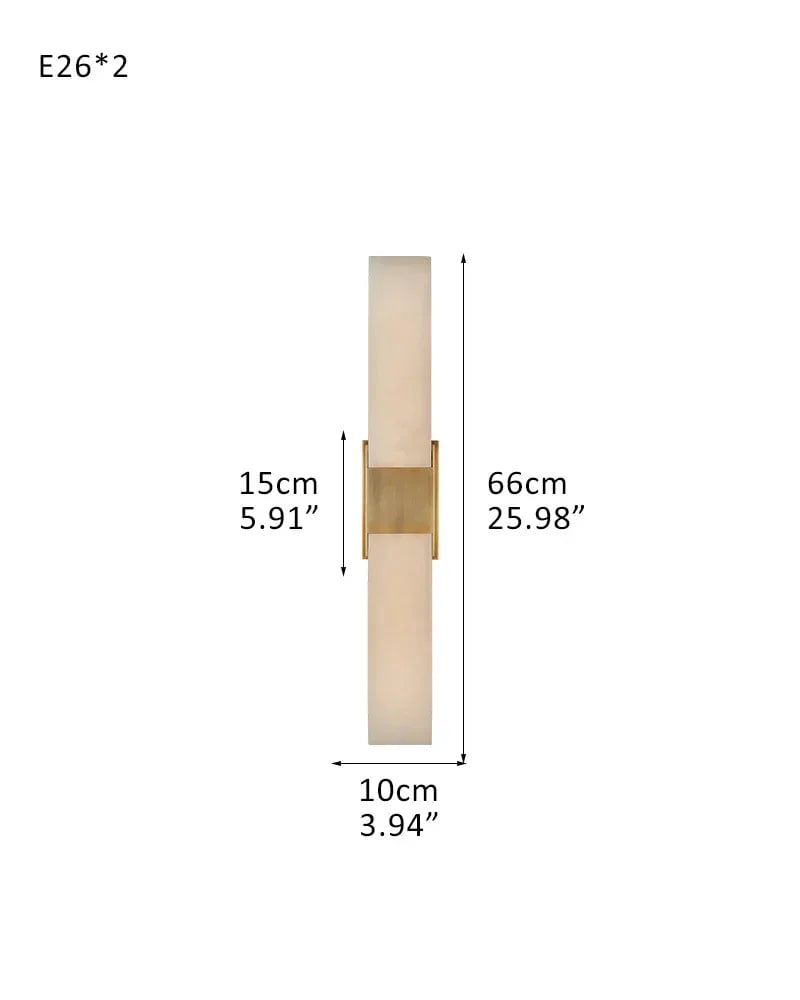 Annecy Series Geometric Chandelier | Square Carved premium vein-rich natural alabaster, Antique Burnished Brass, Black, and Silver for Modern Dining Rooms and Living Spaces 2-light-D10*H66CM D3.94"*H25.98" Brass American chandelier