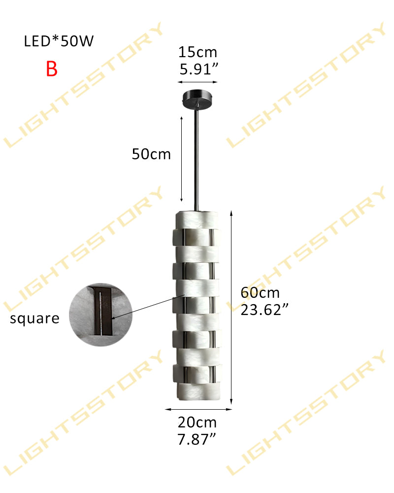 Modern Multi Layer LED Pendant Light for Kitchen Island Linear Lighting Fixture with Abjustable Rods