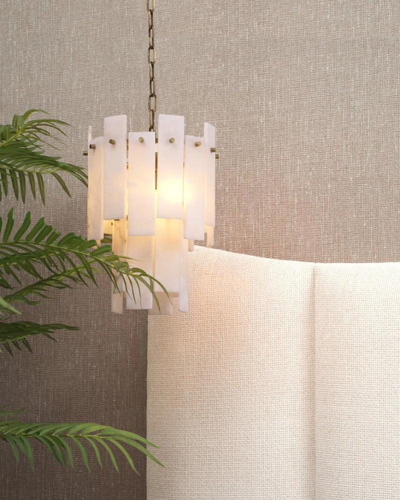 3/5/7-light Tired Alabaster marble Cluster Chandelier 13" with adjustable chain Luxury Modern Chandelier