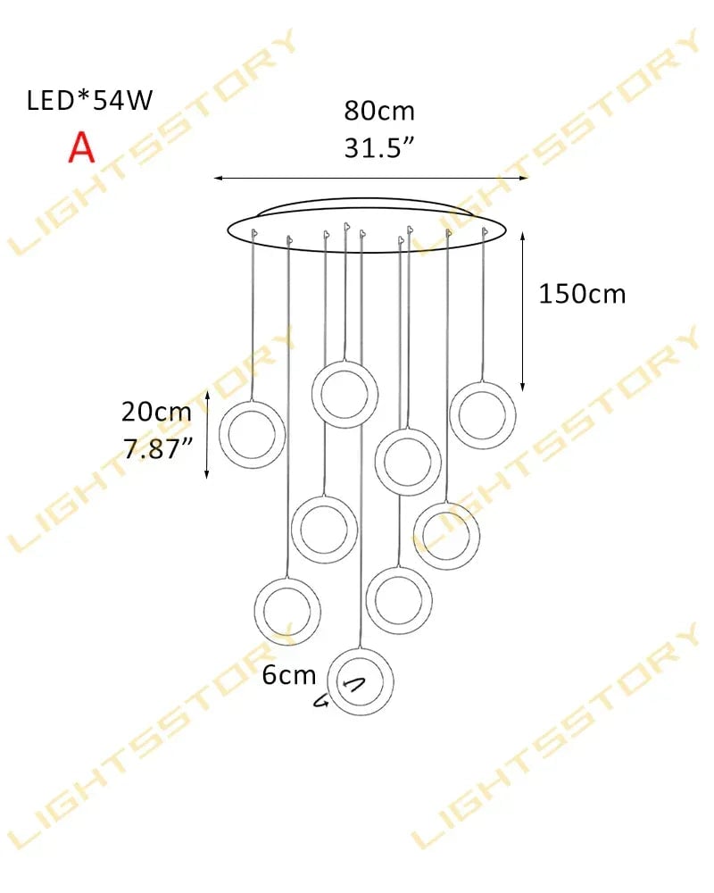 LightsStory Series Ethereal Pendant Light | Circular Cluster Handcrafted Natural Marble and Alabaster, Antiqued Matte Gold and Copper for Grand Stairwells and Dining Rooms A-9 light-D20*H20CM D7.87"*H7.87" Modern Pendant lamp