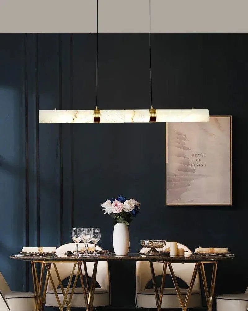 LightsStory Series Geometric Pendant Lamp and Wall Sconce | Spiral Cylinder Natural Alabaster stone with solid brass fittings, Sleek solid brass for Dining rooms, entryways, and minimalist statement spaces Vintage Simple Hanging Lamp