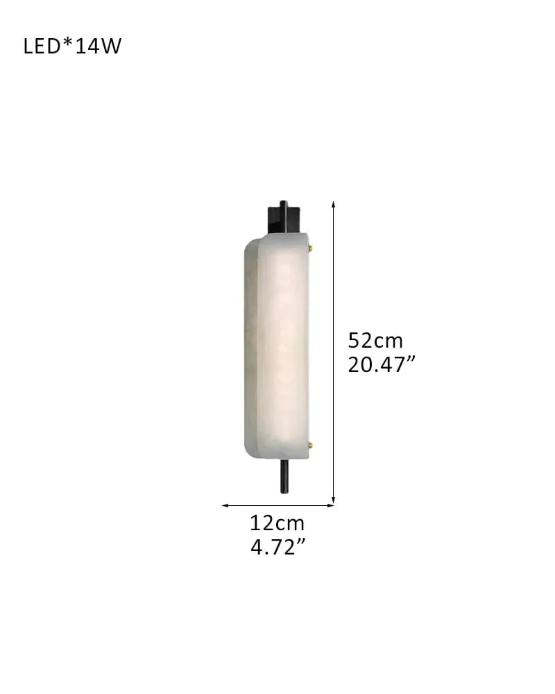 LightsStory Series Geometric Pendant Light | Linear White marble lampshades with natural veining and high-quality metal, Black Metal finish for Kitchen Islands and Dining Rooms W-L12*H52CM L4.7"*H20.5" Black Modern Pendant lamp