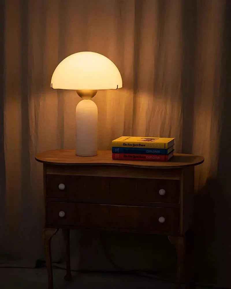 LightsStory Series Geometric Table Lamp | Alabaster Sphere Sleek marble base with polished metal accents, Polished metal accents for Bedrooms, offices, or entryways Table lamp