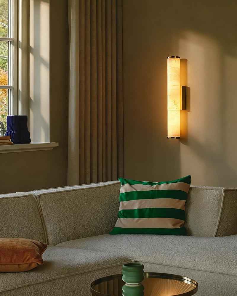 LightsStory Curated Alabaster Wall Sconce - Linear Natural Marble (Copy)