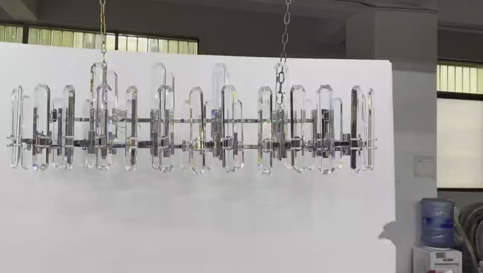 Crystal Linear Chandelier