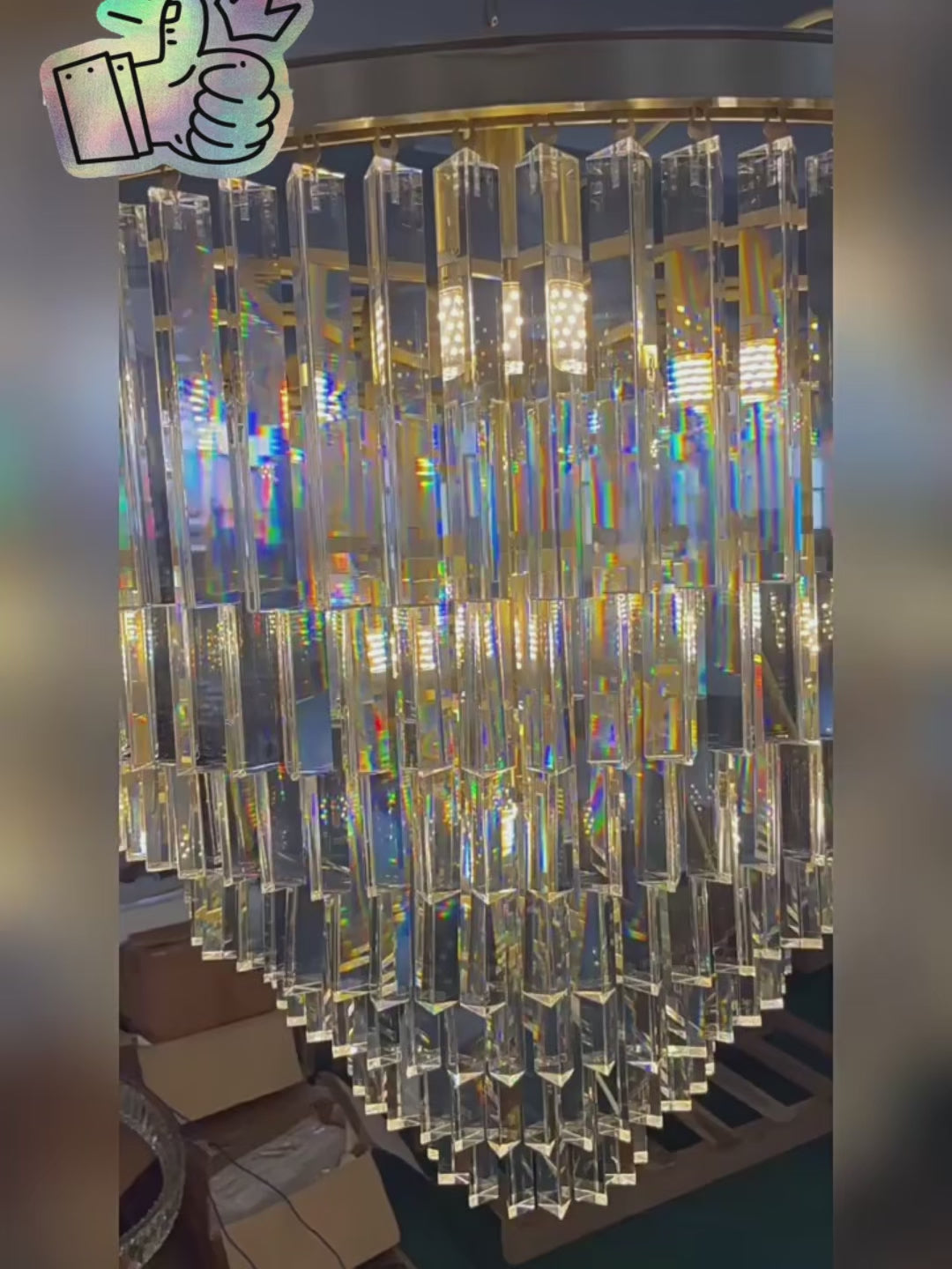 go lightly chandelier