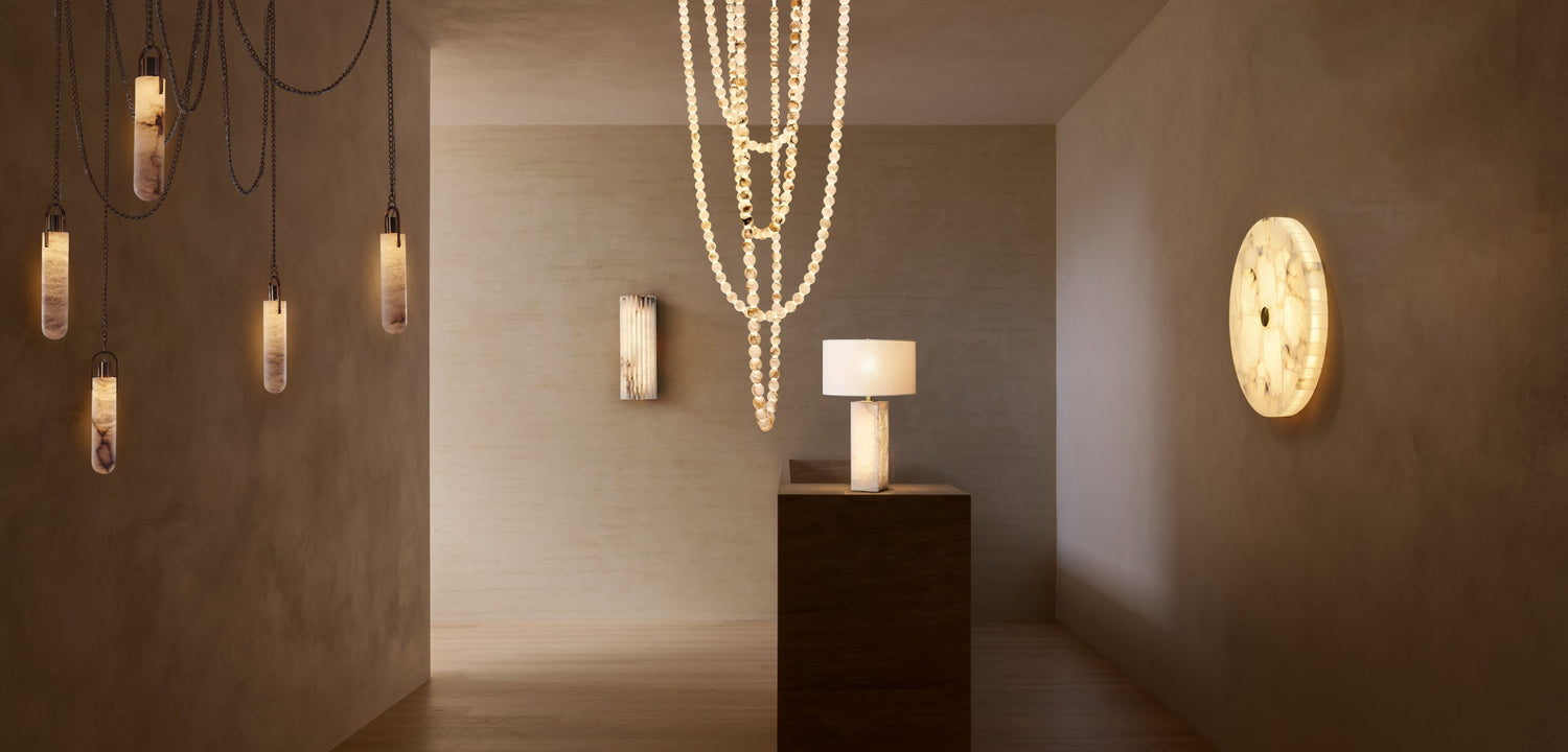Elevate Your Interior with Timeless Lighting: A Guide to Marble, Glass, and Crystal Fixtures