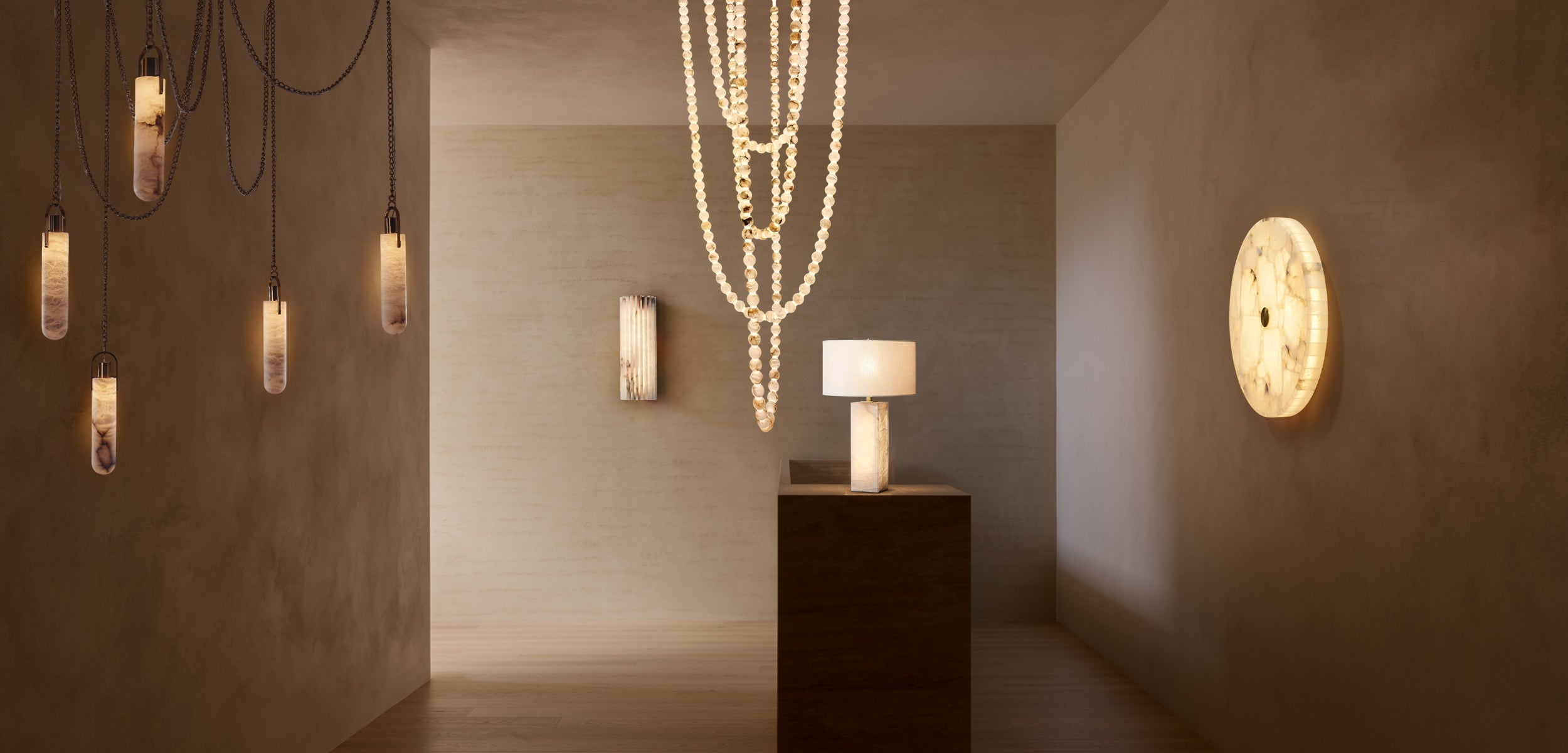Elevate Your Interior with Timeless Lighting: A Guide to Marble, Glass, and Crystal Fixtures