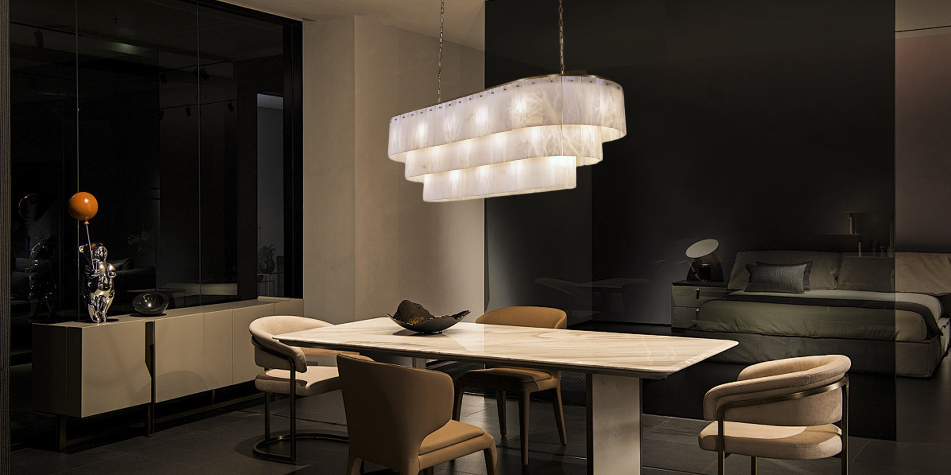 chandeliers in bedrooms