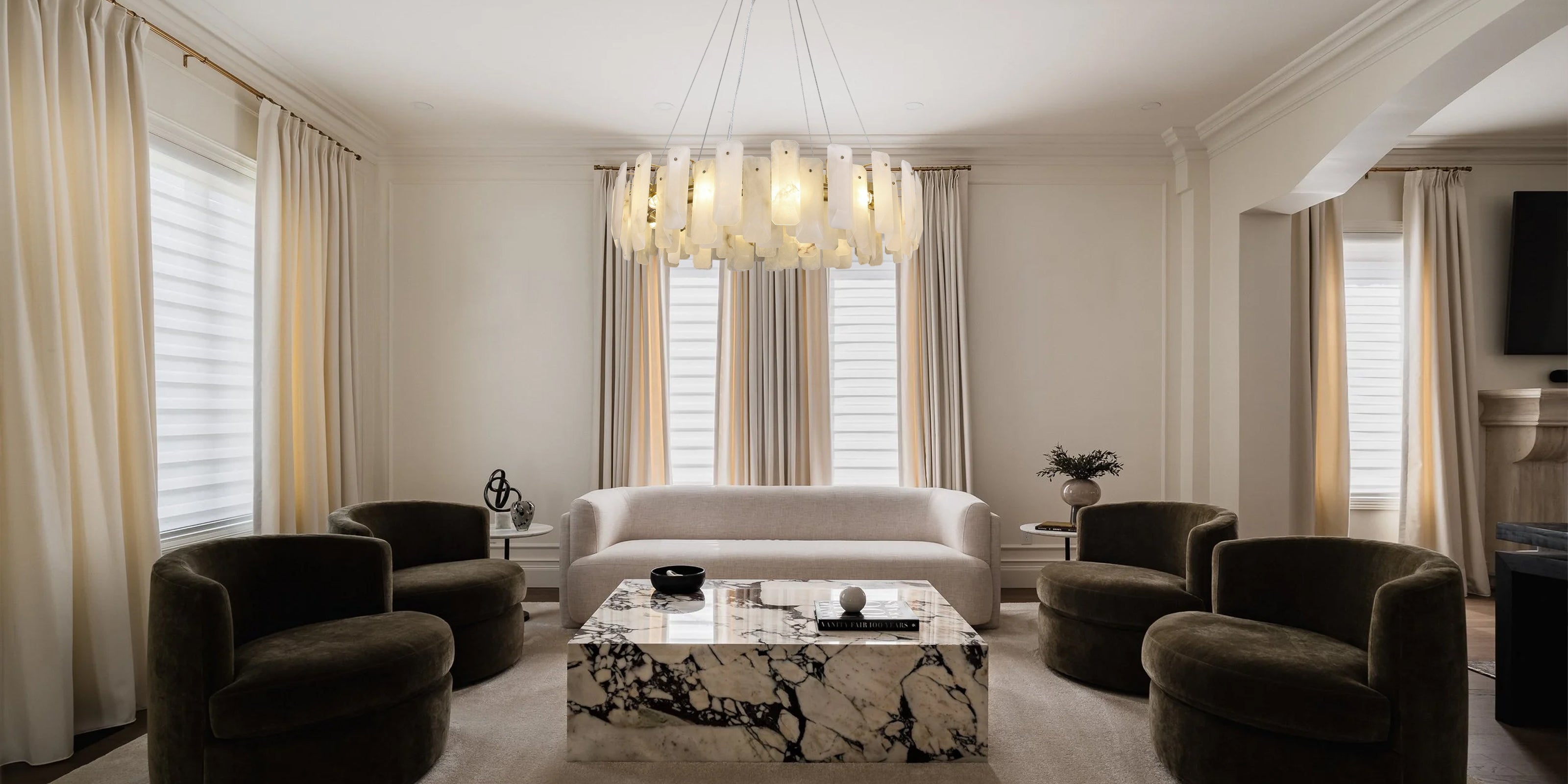 chandeliers for living room