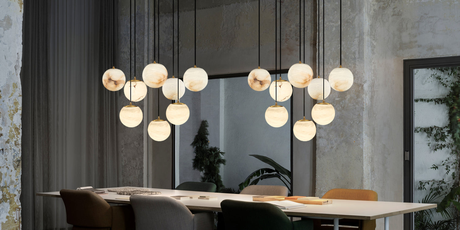 light bulbs in the pendant light