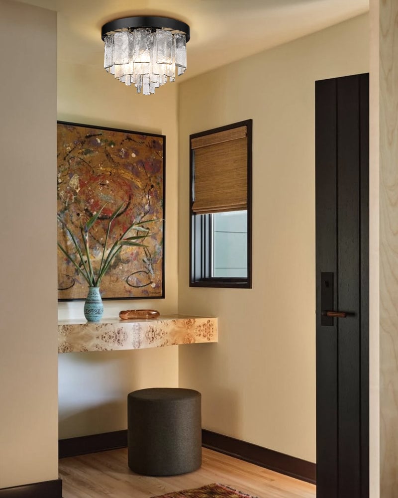 Black and Gold Ceiling Light - LightsStory Chandeliers & Crystal Lighting - USA