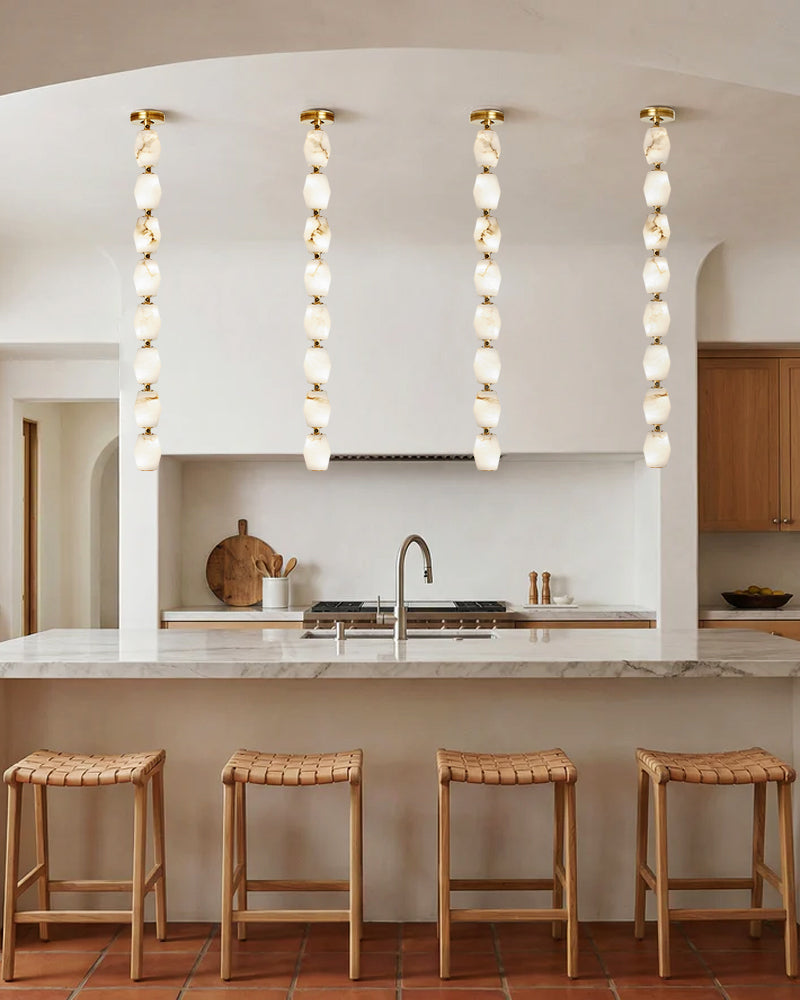 Clairval Series Chandeliers | Modern Luxury LED Strip Chandeliers Hanging for Kitchen Island American chandelier