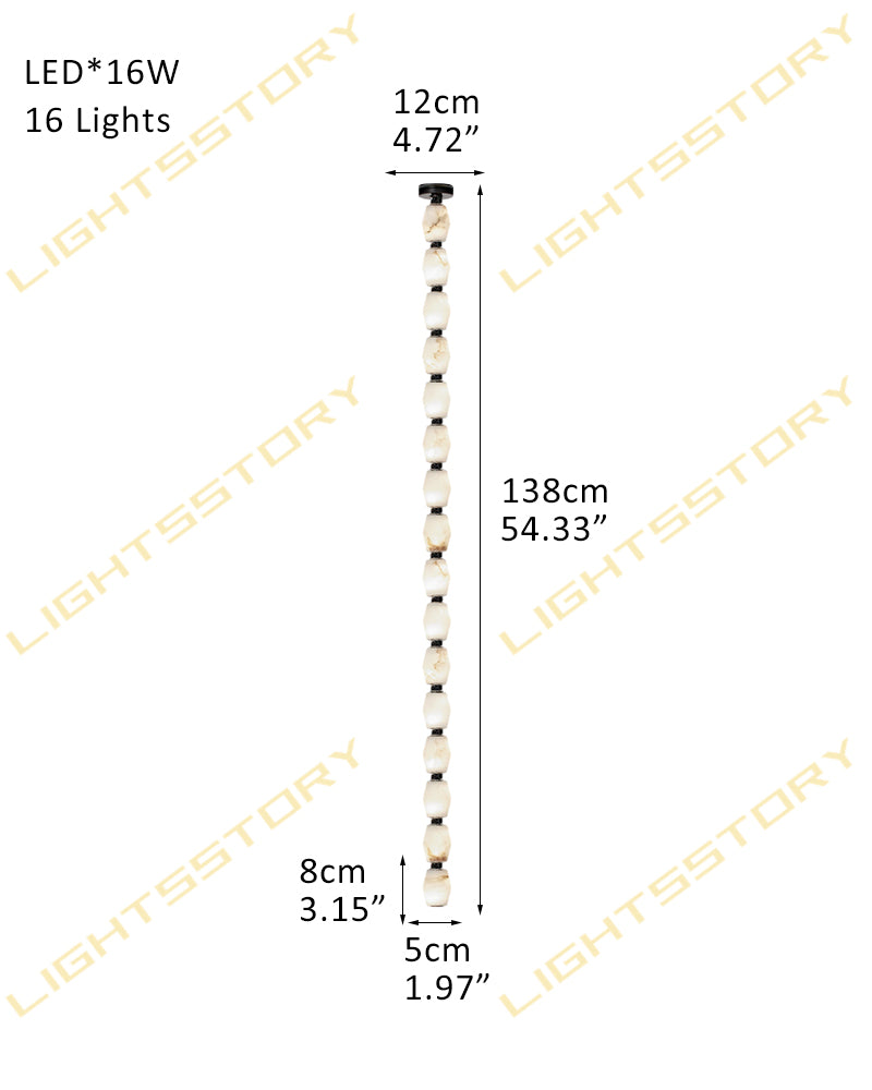 Clairval Series Geometric Chandelier | Linear LED Solid Brass Connectors and Integrated LED Modules, Natural Brass finish for Kitchen Islands and Dining Rooms American chandelier