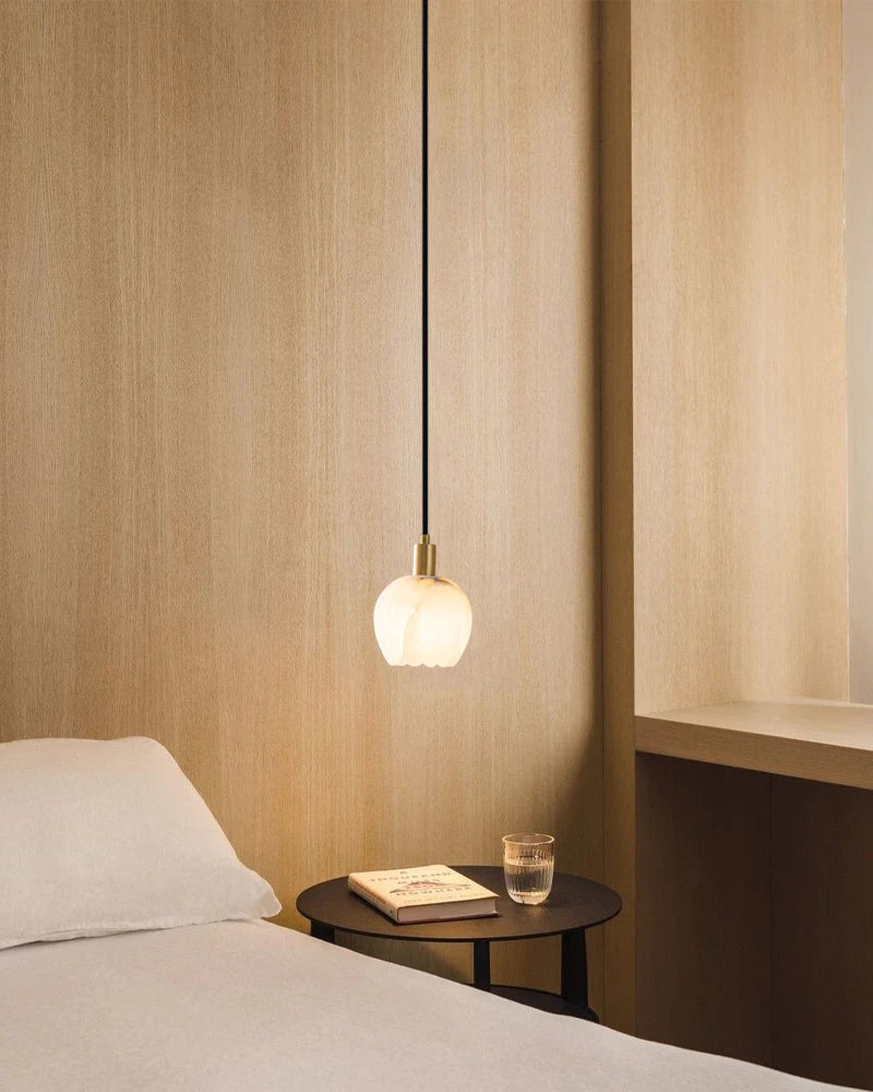 Lightstory Series Modern Alabaster Marble Pendant Lighting | 3/5/7/9 Lights Petal Bud with Gold or Black accents for Dining Room,Hotels American chandelier