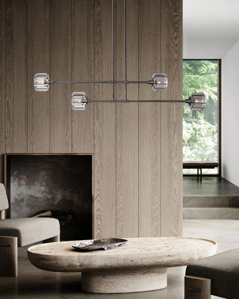 Luxury Large Crystal Chandeliers Round Brass Bronze Light Fixture for Living Room Decoration Lamparas
