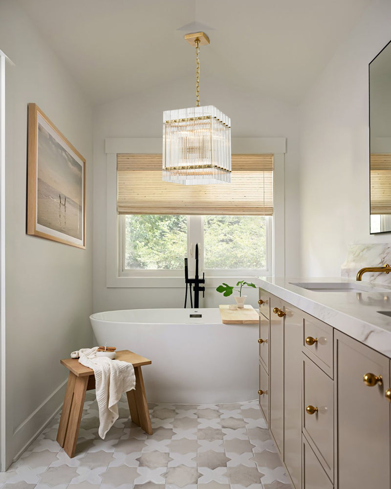 2/4/6 lights San Marco Tier Ribbed Glass Wall Sonces in Antiqued Brass/Black Steel