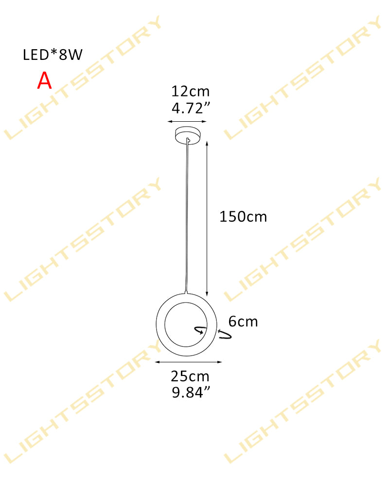 Elegant Stairwell Cluster Lighting LED Alabaste Circular Adjustable Pendant Light Fixtures