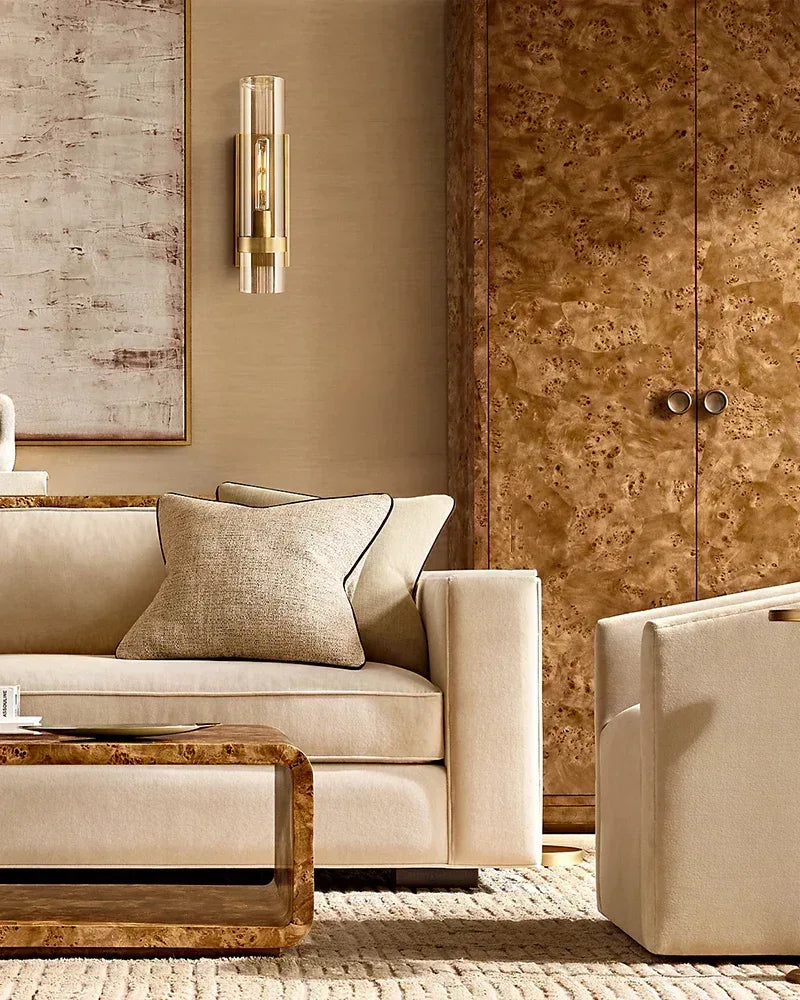 Ravelle Series Geometric Chandelier | Linear Premium hand-blown glass and solid brass construction, Lacquered black brass finish for Dining Rooms and Kitchen Islands American chandelier