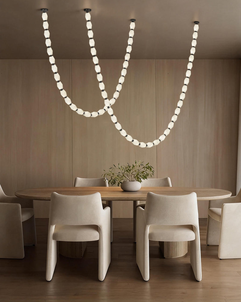 Clairval Series Chandeliers | Modern Luxury LED Strip Chandeliers Hanging for Kitchen Island American chandelier