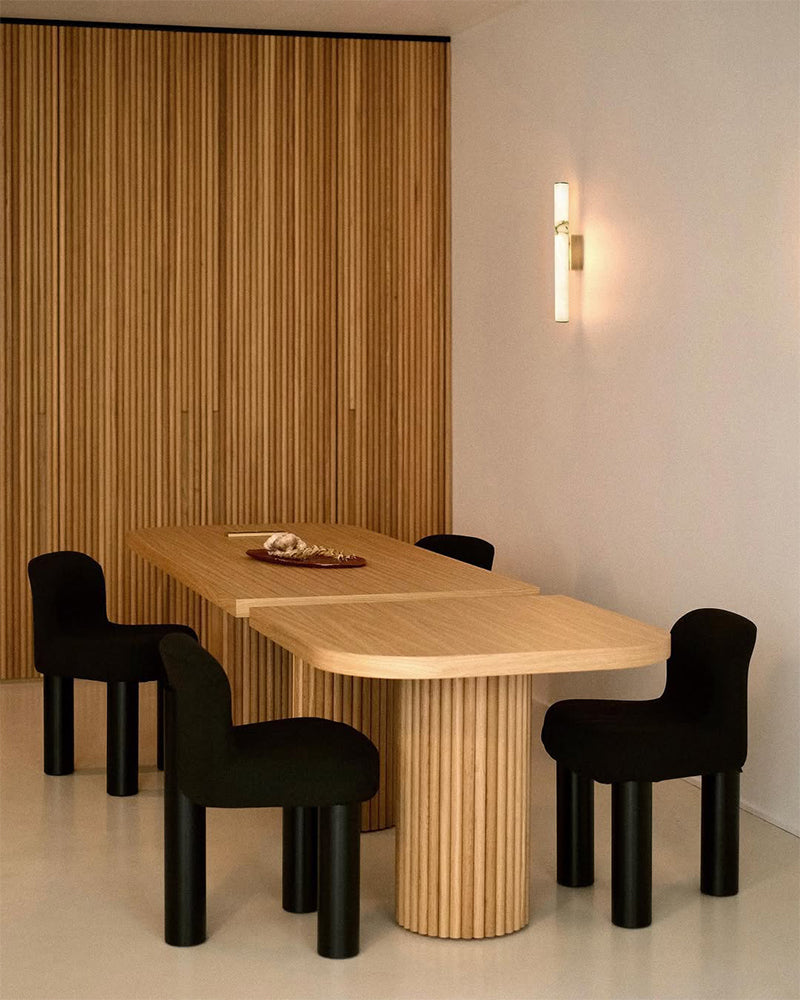 Callisto Linear Strip Long Wall Sconces Brass/Black Metal | Natural Marble Shade