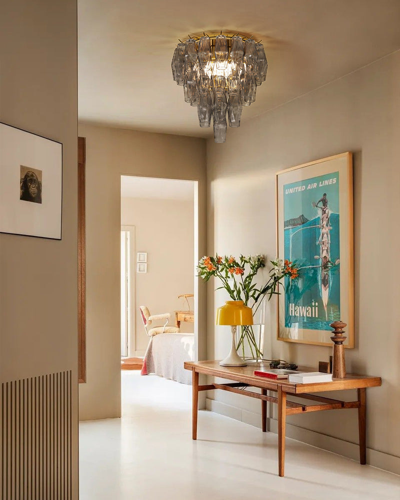 LightsStory Murano Glass Round Ceiling Light - Statement - LightsStory Chandeliers & Crystal Lighting - USA