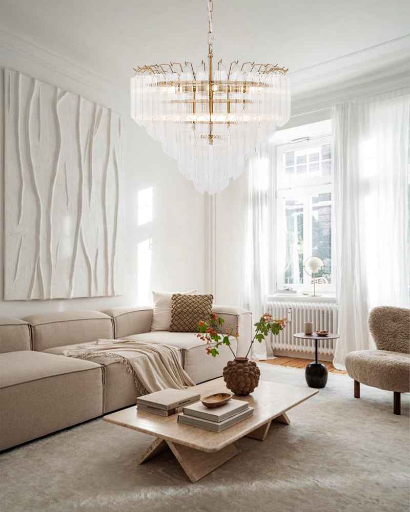 LightsStory Statement Multi-Tier Pendant Light - Tubular Glass (Copy)
