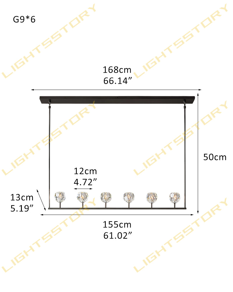 Modern Double Layer Crystal Pendant Lighting with Adjustable Cord for Dining room Modern Pendant lamp