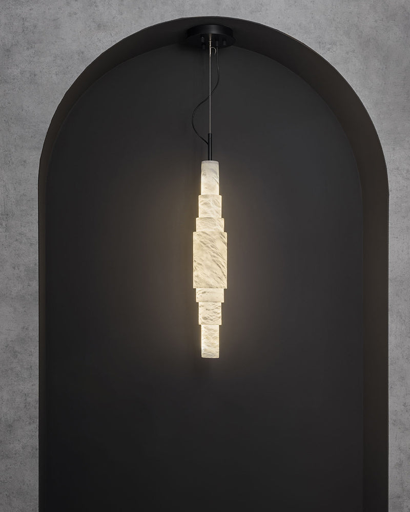 cultured marble hanging light