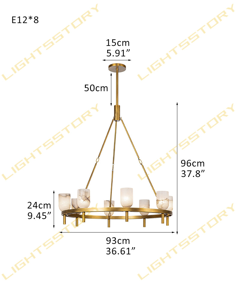 Lucian Alabaster Rectangle Wall Sconce - Serene White - Small